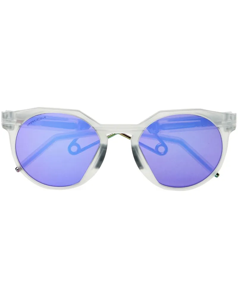 Oakley Sonnenbrille mit rundem Gestell - Weiß Weiß