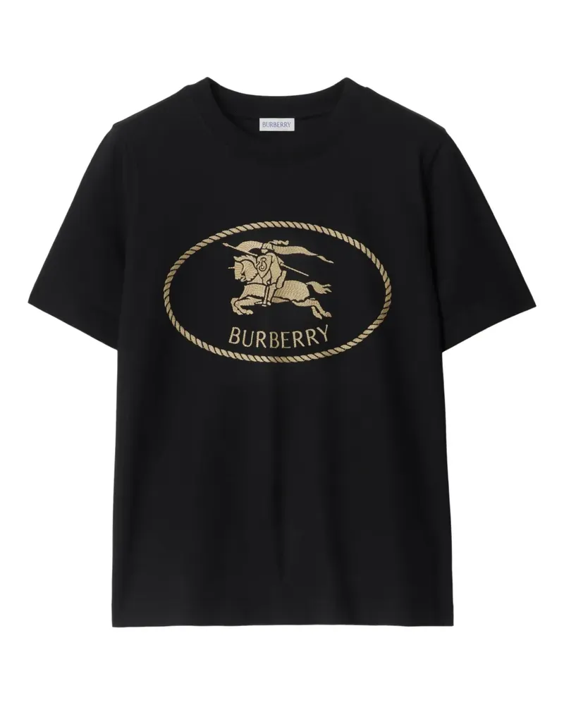 Burberry Klassisches T-Shirt - Schwarz Schwarz