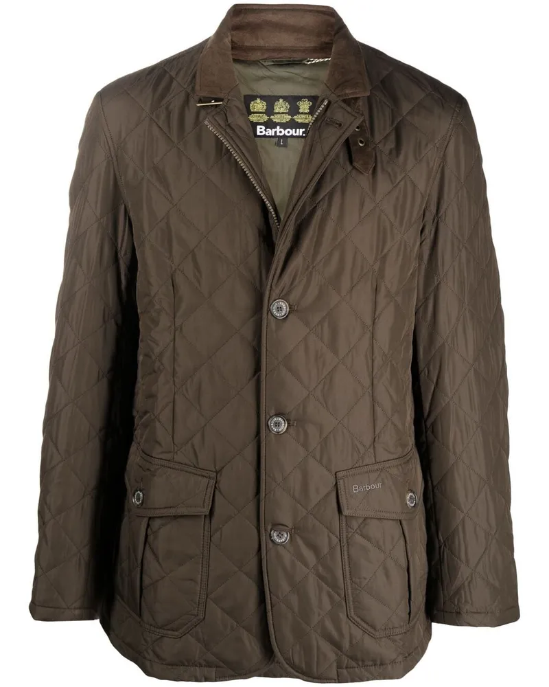 Barbour Gesteppte Lutz Jacke - Grün Grün