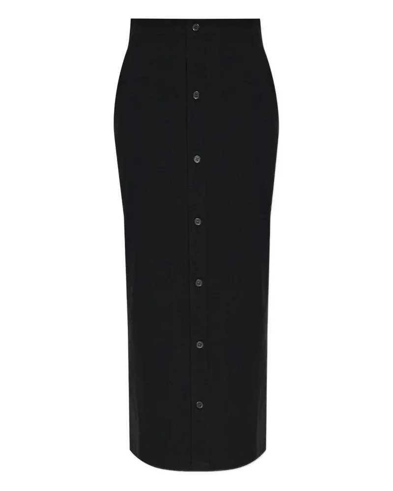 Issey Miyake Like Torso Like Hemd mit Knöpfen - Schwarz Schwarz