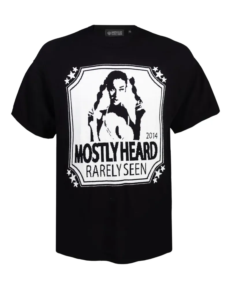 Mostly Heard Rarely Seen T-Shirt mit grafischem Print - Schwarz Schwarz