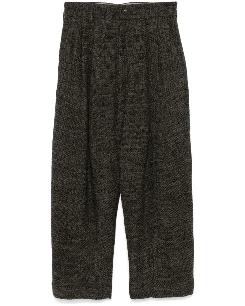 Ziggy Chen Hose aus Bouclé - Braun Braun