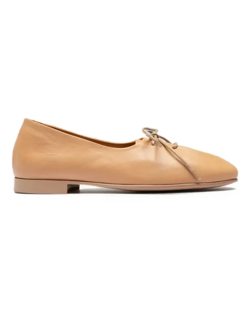 Officine Creative Italia Oliver 102 Ballerinas aus Leder - Nude Nude