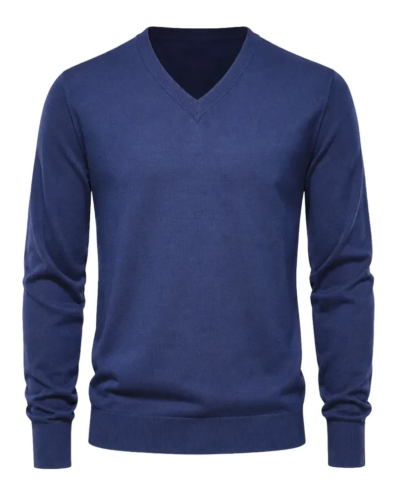 Dolce & Gabbana Pullover mit V-Ausschnitt - Blau Blau