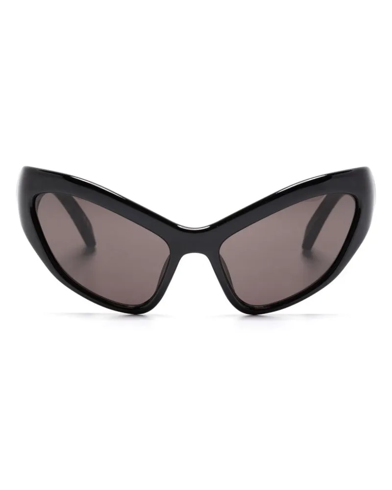 Balenciaga Hamptons Sonnenbrille - Schwarz Schwarz