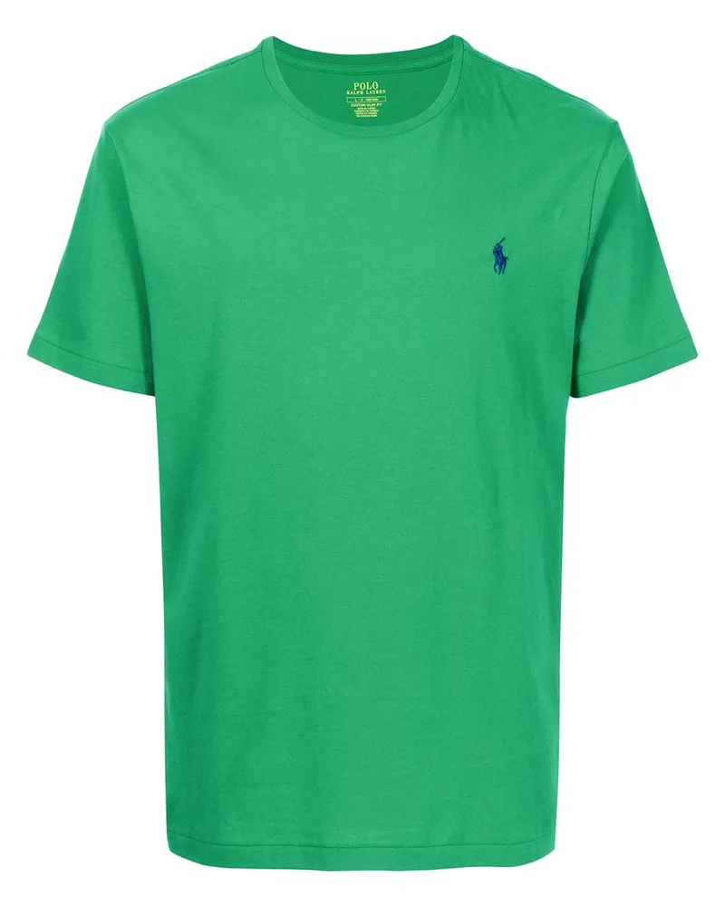 Ralph Lauren T-Shirt mit Logo-Stickerei - Grün Grün