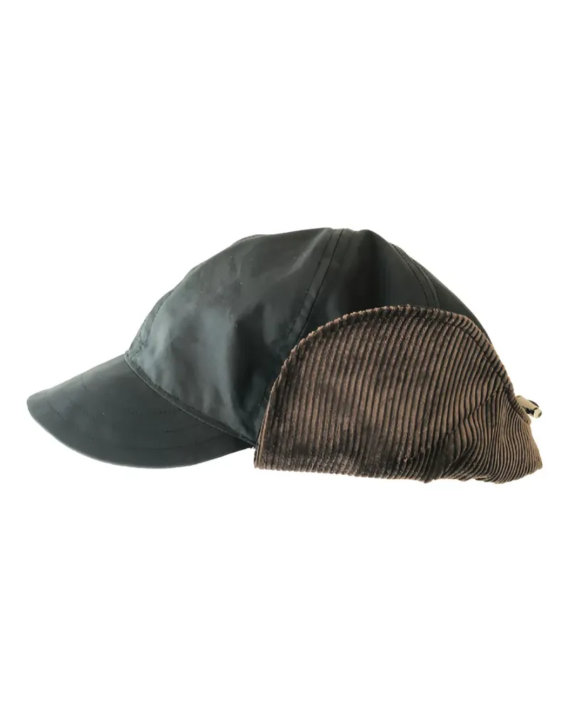 3MAN corduroy-detail baseball cap - Schwarz Schwarz