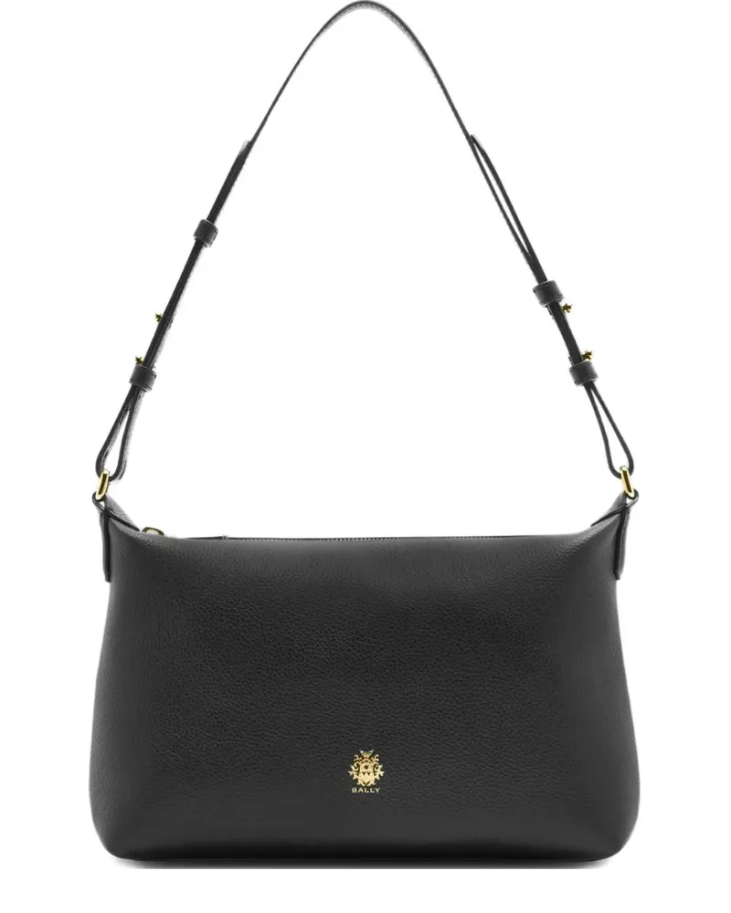 Bally Hera Hobo zipped leather shoulder bag - Schwarz Schwarz