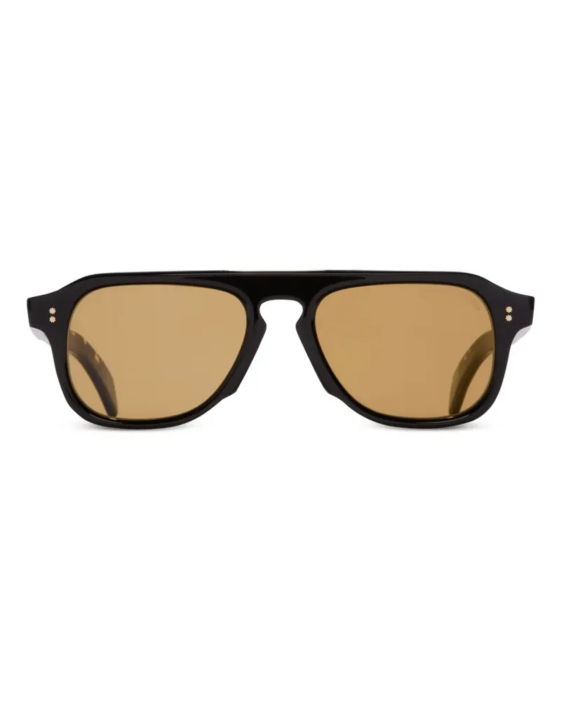 Cutler and Gross Getönte Pilotenbrille - Schwarz Schwarz