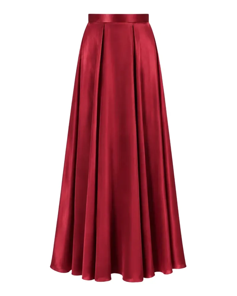 Temperley London Amerie Maxirock aus Satin - Rot Rot