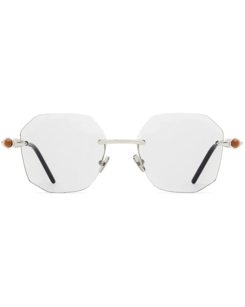 KUBORAUM P57 Sonnenbrille - Silber Silber