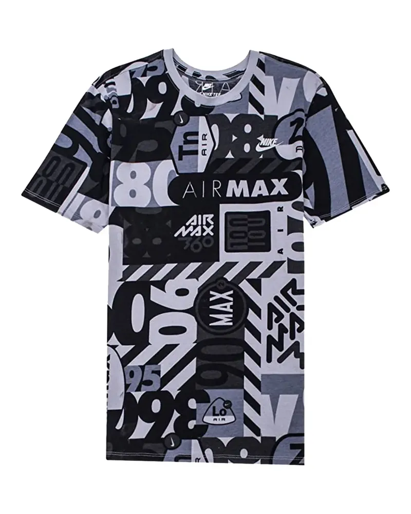 Nike Air Max graphic-print T-shirt - Schwarz Schwarz