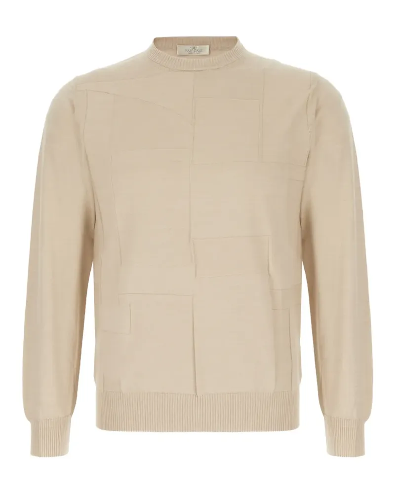 PANICALE Cashmere patchwork sweater - Nude Nude