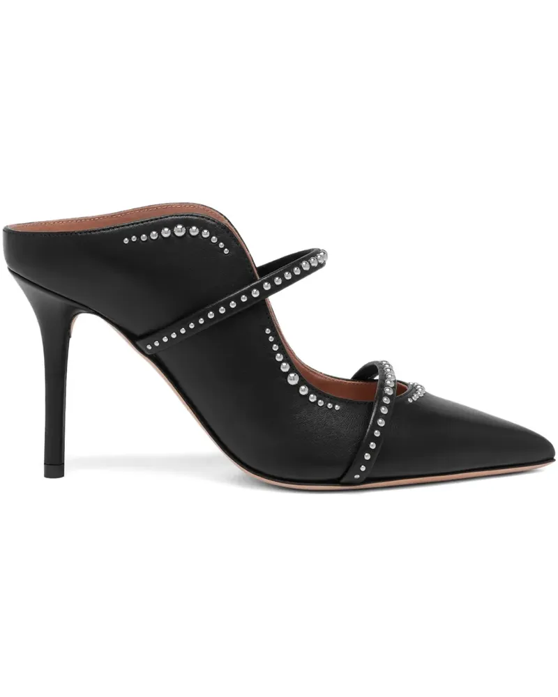 Malone Souliers Maureen Mules 85mm - Schwarz Schwarz