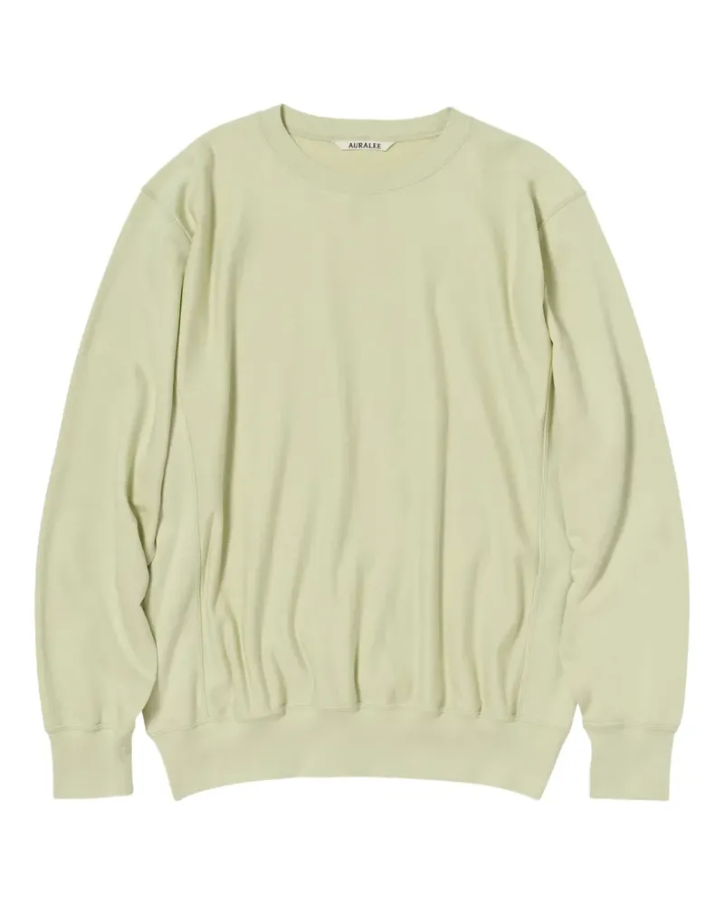 AURALEE Gerafftes Sweatshirt - Grün Grün