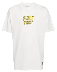 Family First T-Shirt mit Micky-Maus-Print Weiß