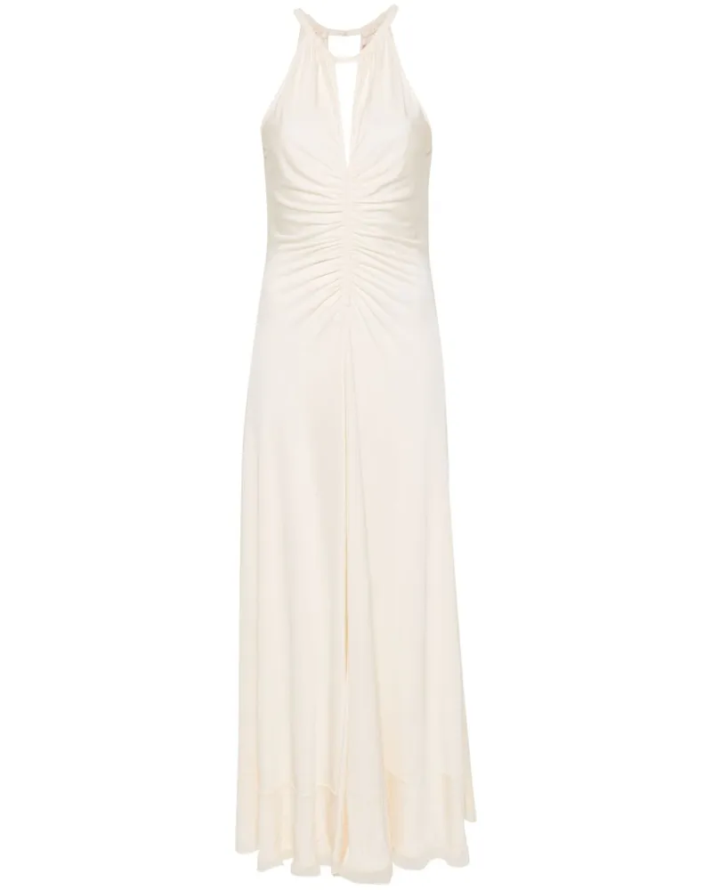 Twin-Set Maxikleid mit Raffungen - Nude Nude