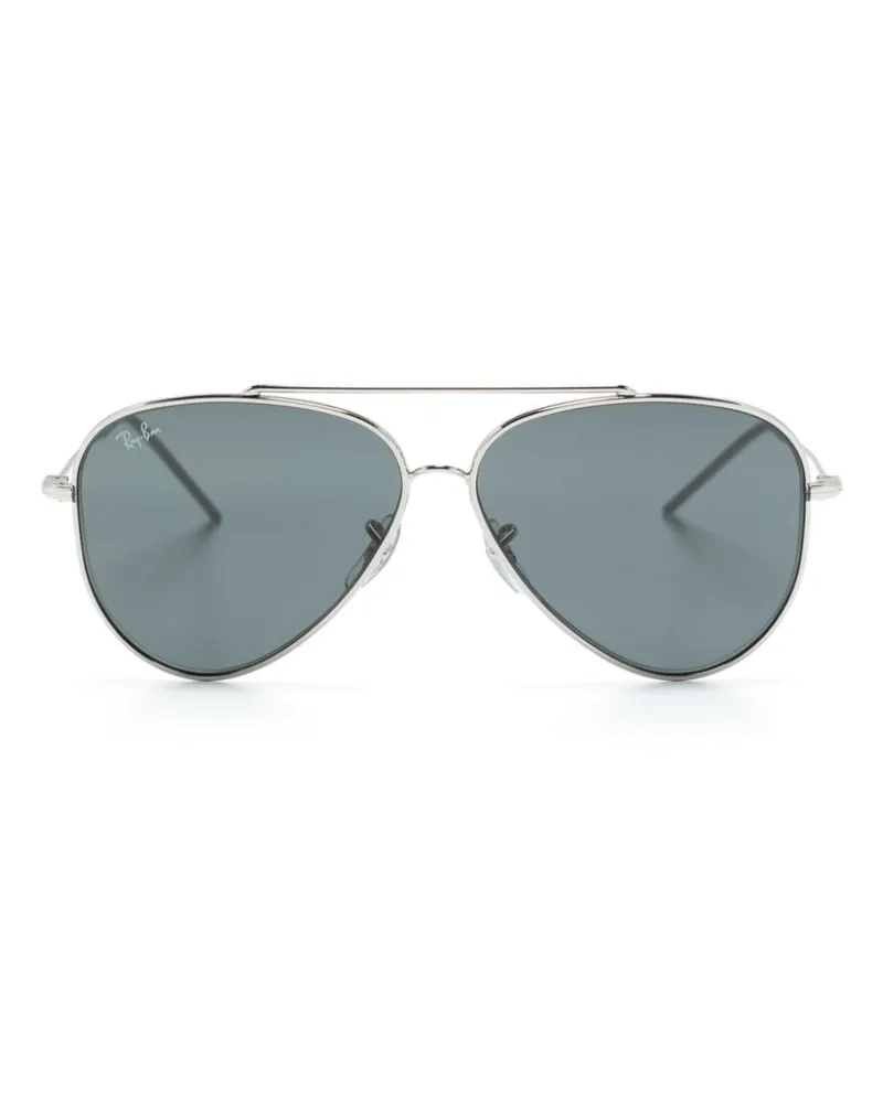 Ray Ban Aviator Reverse Pilotenbrille - Silber Silber