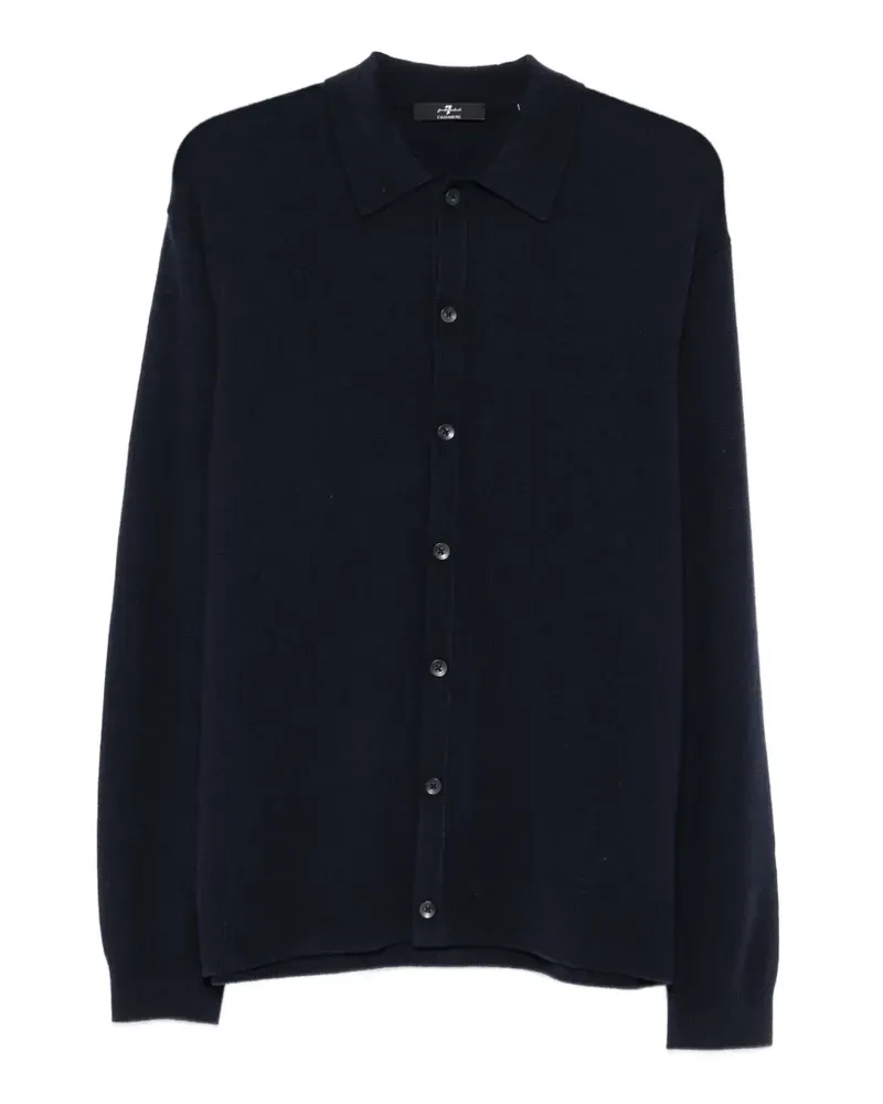 7 for all mankind Langärmeliges Hemd - Blau Blau