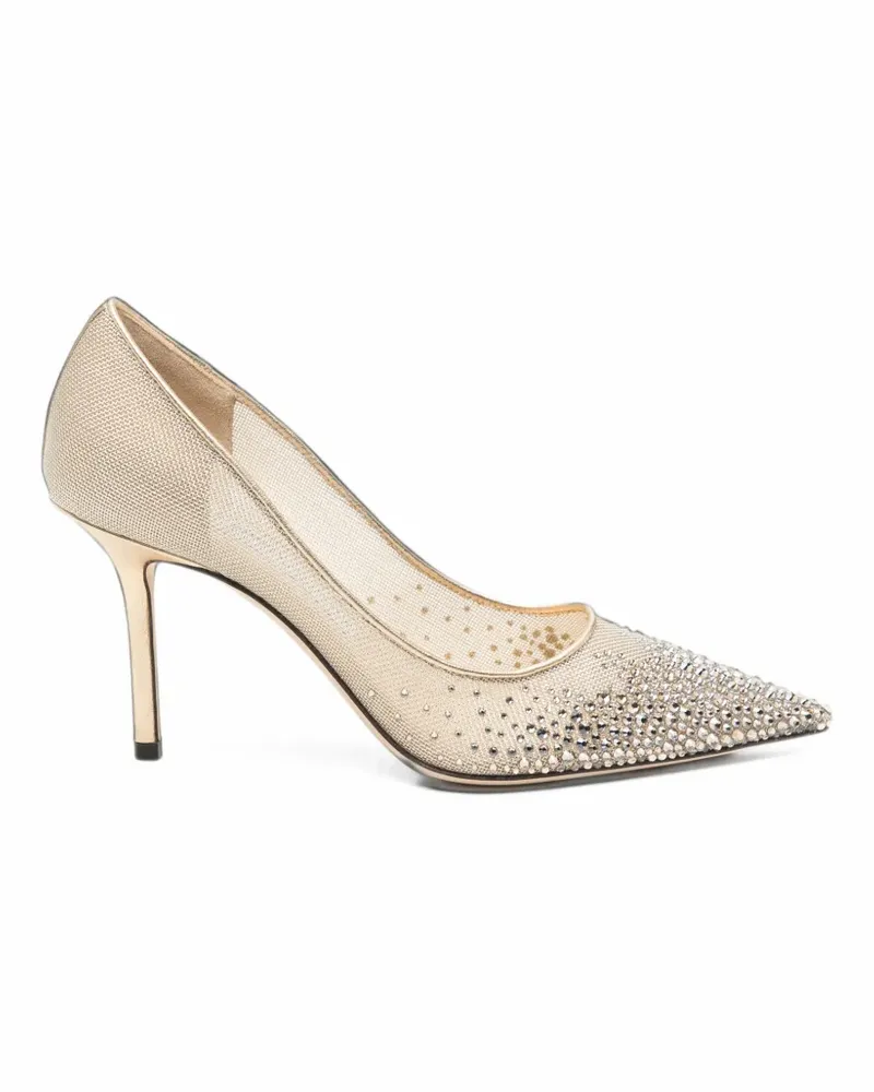 Jimmy Choo Love Pumps mit Kristallen - Nude Nude