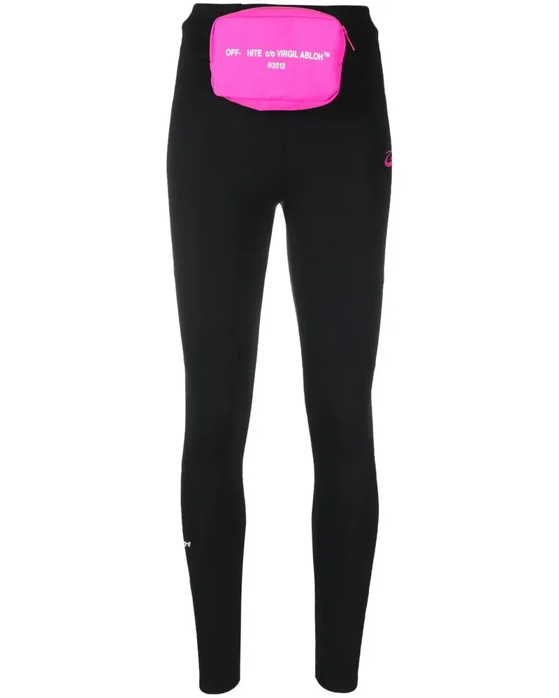 OFF-WHITE For Run Leggings - Schwarz Schwarz