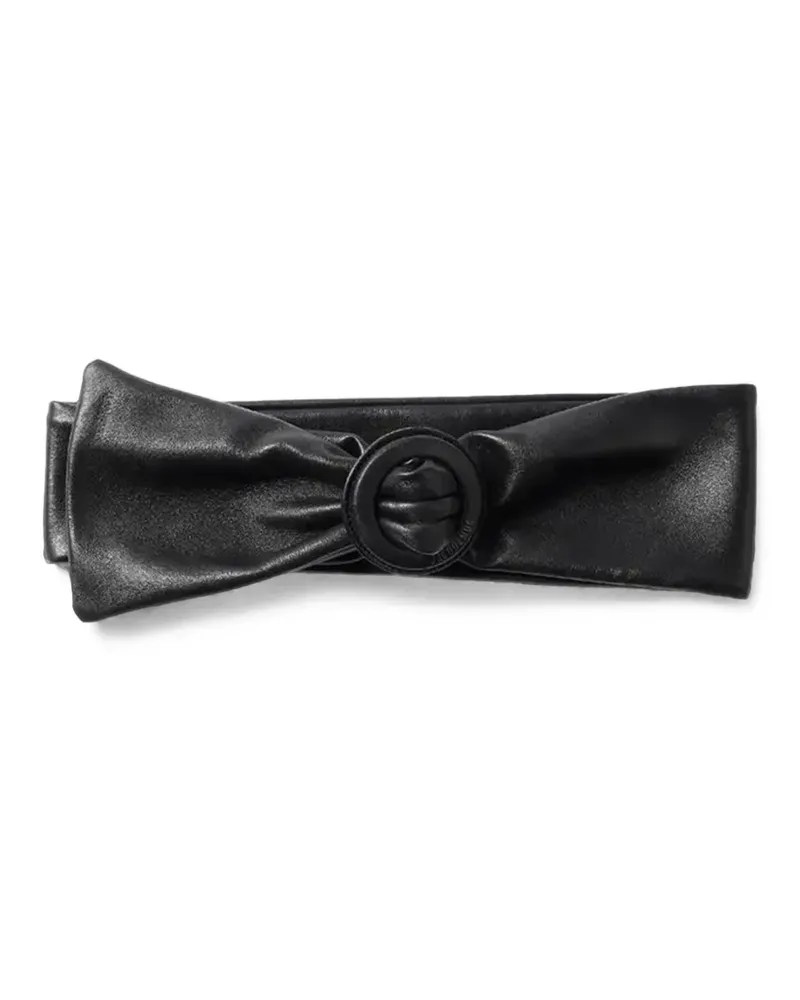 Jacquemus Lio bow-detail buckle belt - Schwarz Schwarz