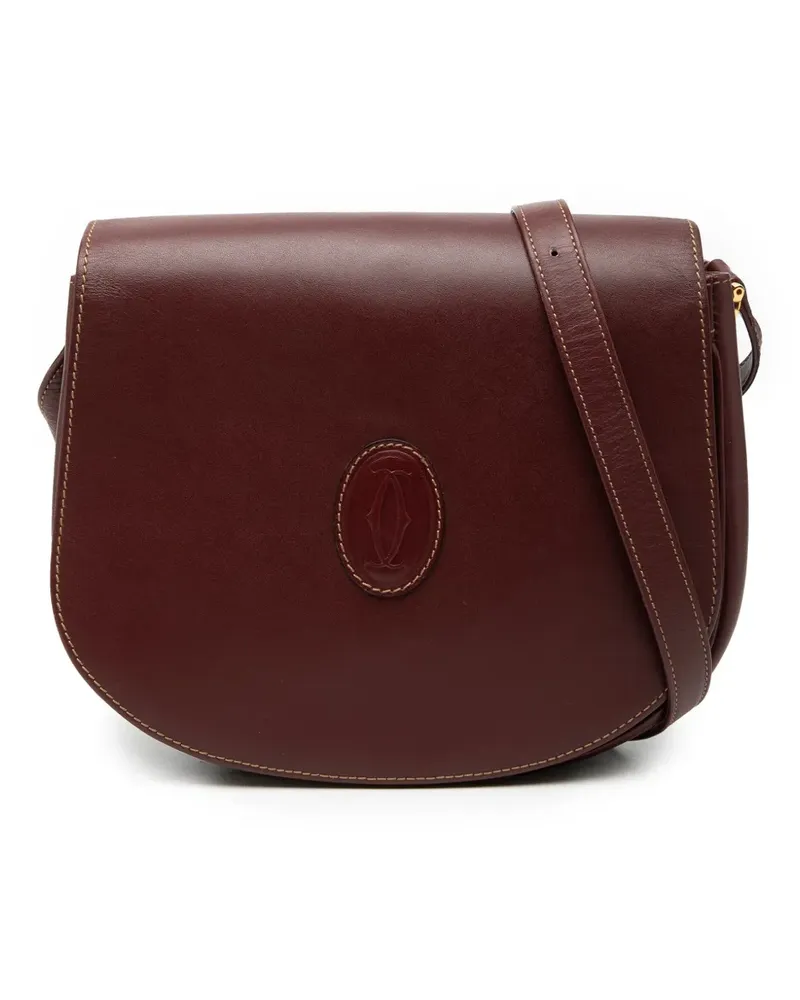 Cartier 1990-2000 Leather Must De  crossbody bag - Rot Rot