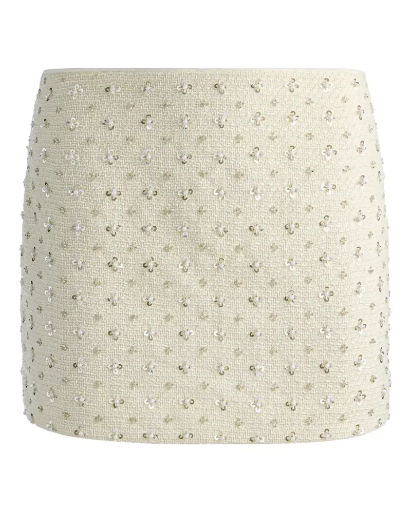 Alice + Olivia Ruby Minirock - Weiß Weiß