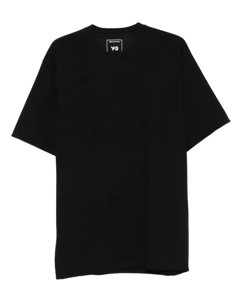 Y-3 T-Shirt mit Rundhalsausschnitt - Schwarz Schwarz