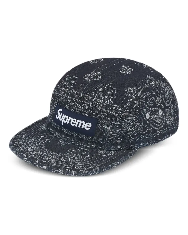 Supreme Being Jeans-Baseballkappe aus Bandana-Jacquard - Blau Blau