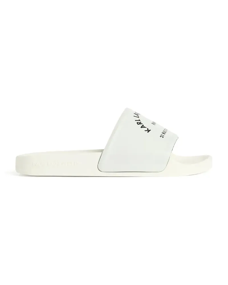 Karl Lagerfeld Kondo 2.0 logo-print slides - Grau Grau