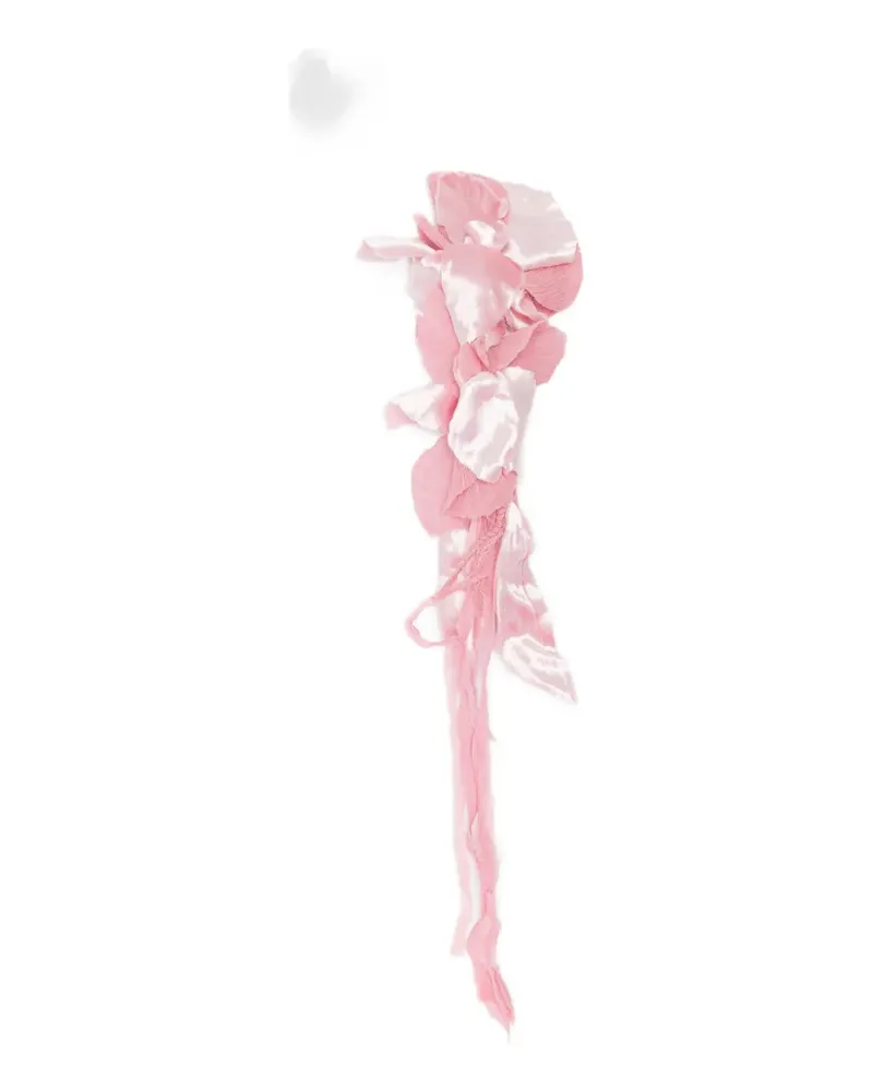 Alberta Ferretti flower brooch - Rosa Rosa