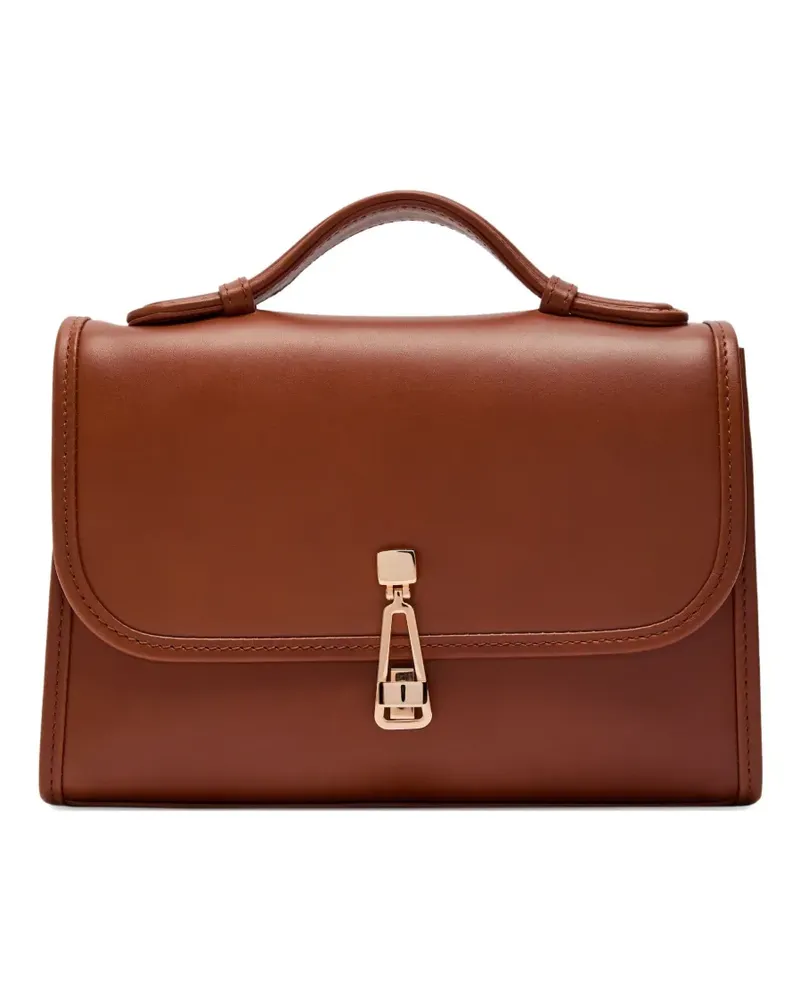 Gabriela Hearst small Leonora leather tote bag - Braun Braun