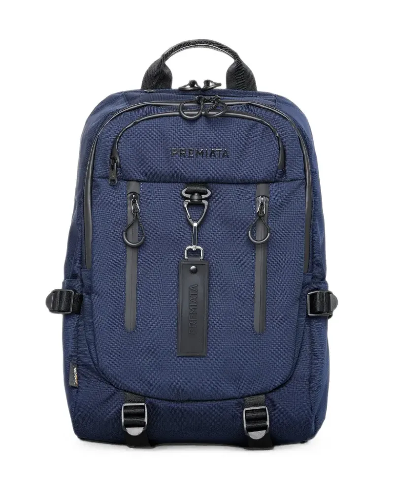 Premiata Wattierter Ventura Rucksack im Layering-Look - Blau Blau