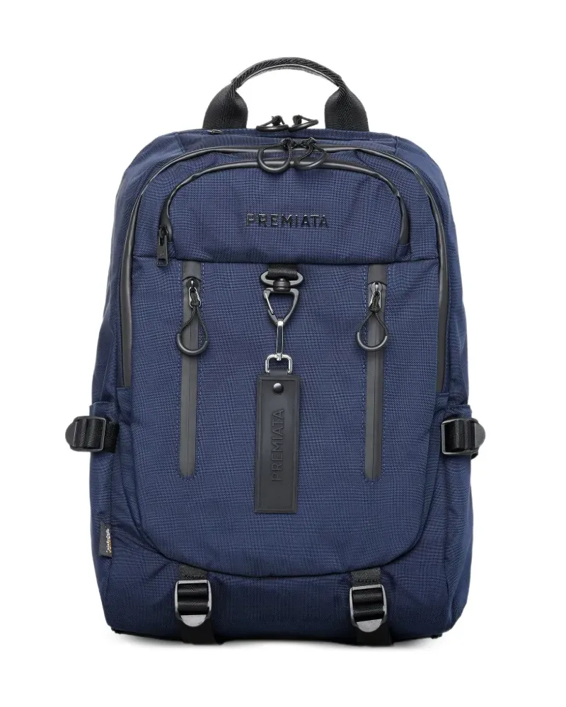 Premiata Wattierter Ventura Rucksack im Layering-Look - Blau Blau