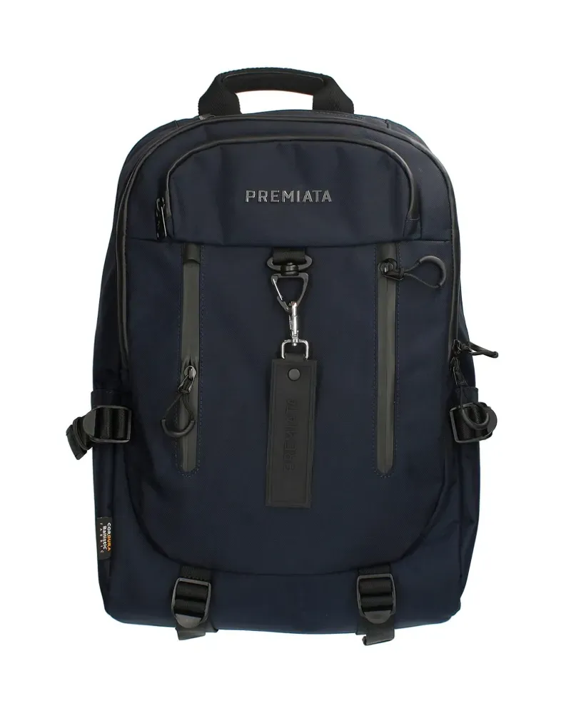 Premiata Wattierter Ventura Rucksack im Layering-Look - Blau Blau