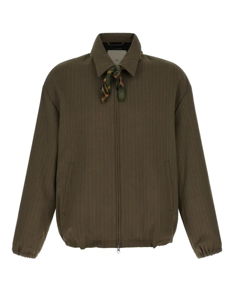 Song For The Mute Coach Jacke mit Nadelstreifen - Braun Braun