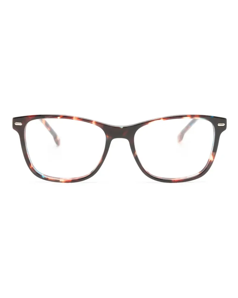 Carrera Eckige Brille in Schildpattoptik - Braun Braun
