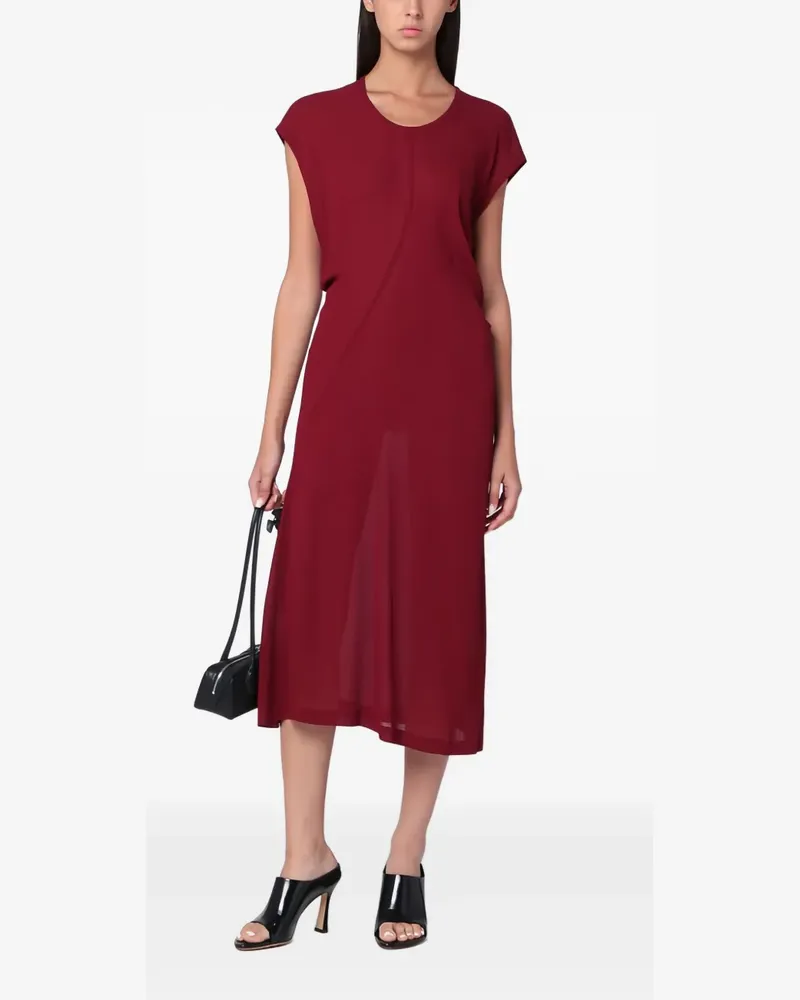 6397 S-Curve Midikleid - Rot Rot