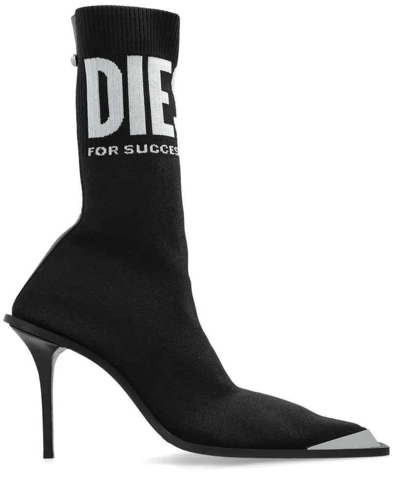 Diesel D-Tona Stiefel 11mm - Schwarz Schwarz