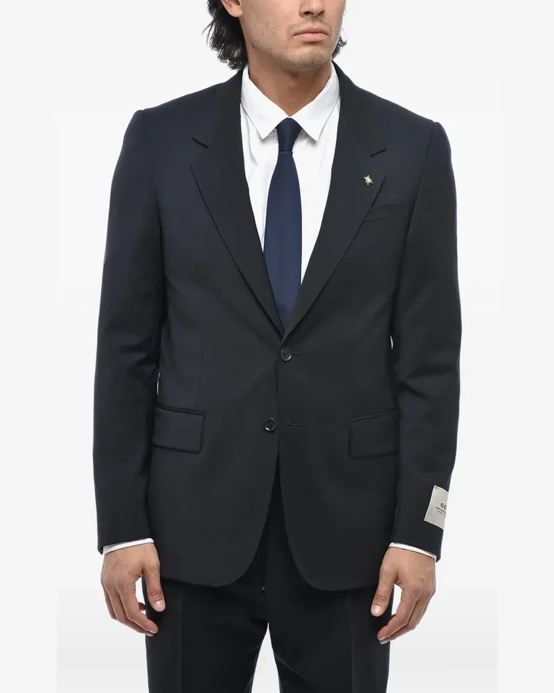 Corneliani Einreihiger Jacquard-Anzug - Blau Blau