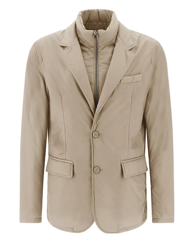 Herno Gesteppte Jacke mit Reißverschluss - Nude Nude