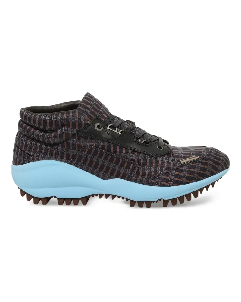 Lanvin Sneakers mit geometrischem Print - Braun Braun