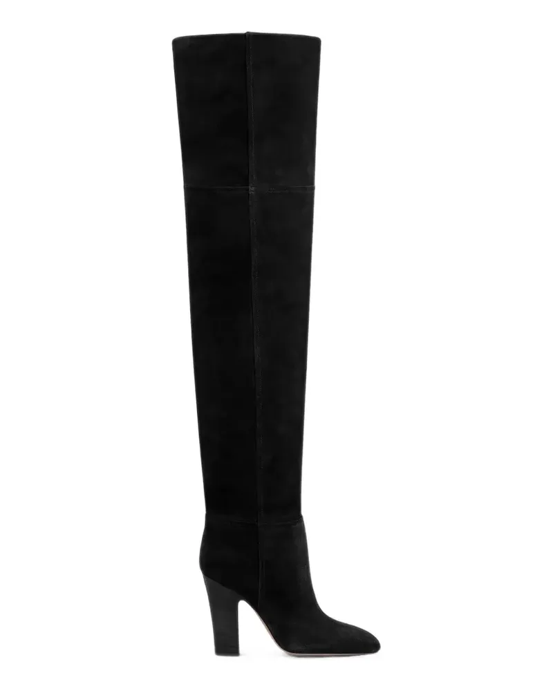 Paris Texas 100 Lavinia Overknee-Boots - Schwarz Schwarz