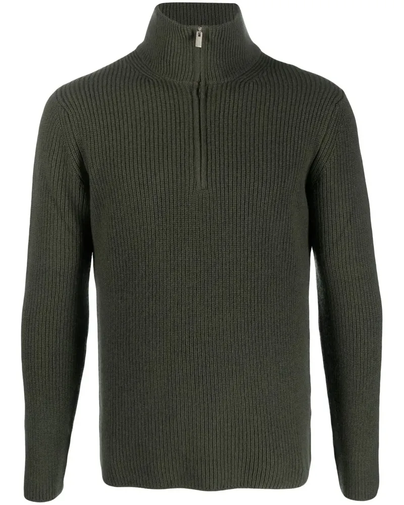 Dell'oglio Pullover mit Stehkragen - Grün Grün