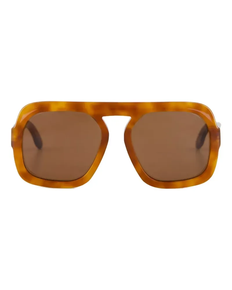 Emmanuelle Khanh 1997 Oversized-Sonnenbrille in Schildpattoptik - 296 296