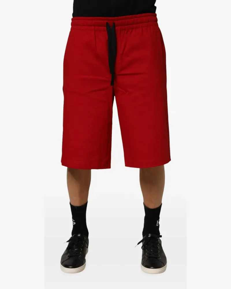 Dolce & Gabbana Bermudas mit Kordelzug - Rot Rot