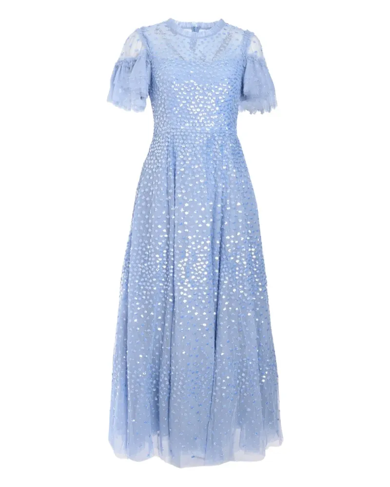 Needle & Thread Scatter Dot Abendkleid - Blau Blau
