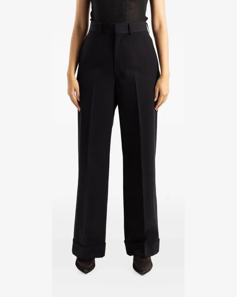 Junya Watanabe Hose mit Bügelfalten - Schwarz Schwarz