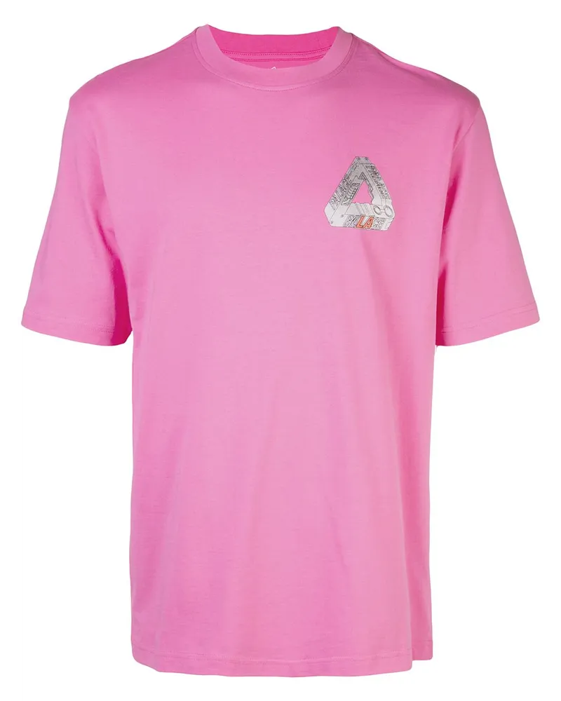 PALACE T-Shirt mit Logo Rosa